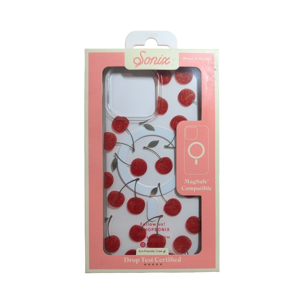 M4-O Sonix Apple‎ iPhone 15 Pro Max Case with MagSafe - Cherry On Top
